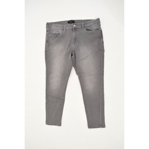 Banana Republic PETITE Gray Soft & Stretchy Skinny Ankle Jeans - Picture 1 of 5
